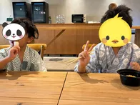 子供達にお菓子のプレゼントがあり大喜び✨