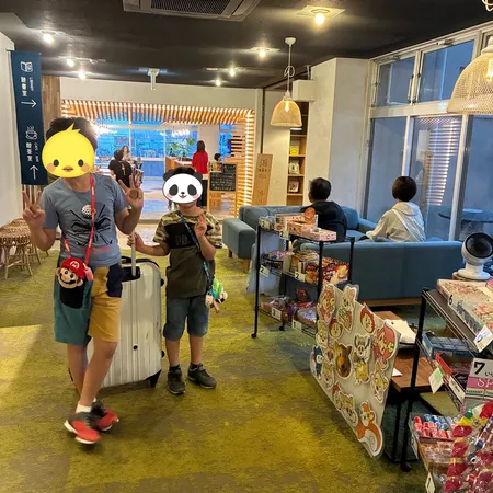 子供達にお菓子のプレゼントがあり大喜び✨