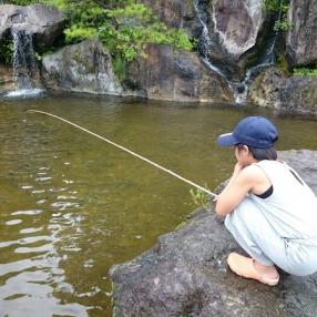 釣り 滝のある釣堀 那須高原 清流の里の口コミ By Cha さん 子供とお出かけ情報 いこーよ