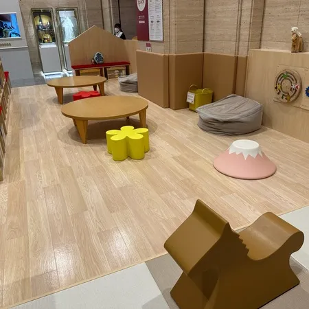 平成館の中に新設されたファミリース...
