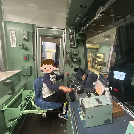 電車好きな子供の誕生日お祝いに平日...