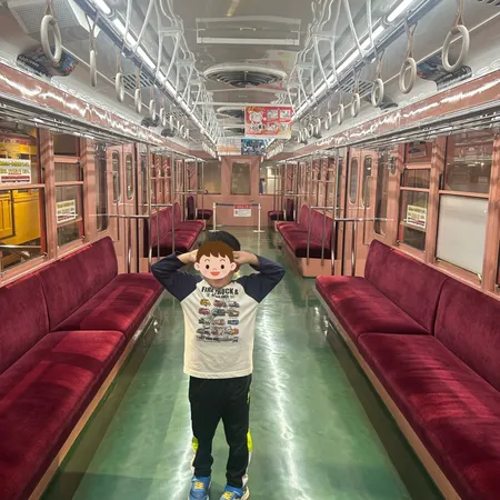 電車好きな子供の誕生日お祝いに平日...