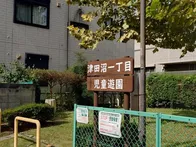 イオンモール津田沼の近く、住宅地に...