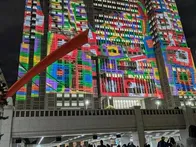 プロジェクションマッピングをやって...