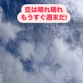 晴れ晴れの青空！