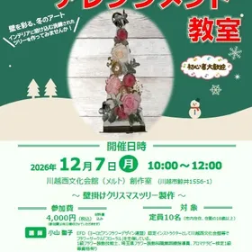 12/7(月)開催壁掛けクリスマスツリー