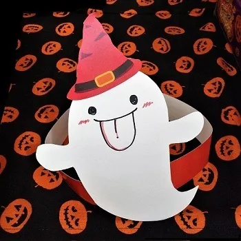 おばけちゃんのお面をつくろう