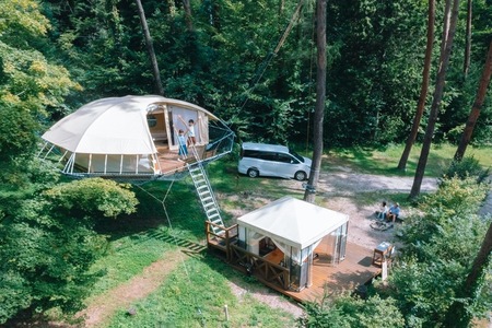【GWの家族旅行（２）】ツリーハウスのあるキャンプ場やグランピングへGO！